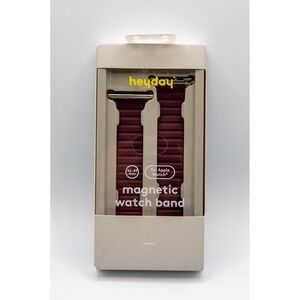 Apple Watch Magnetic Silicone Band 42-49mm - heyday Burgundy